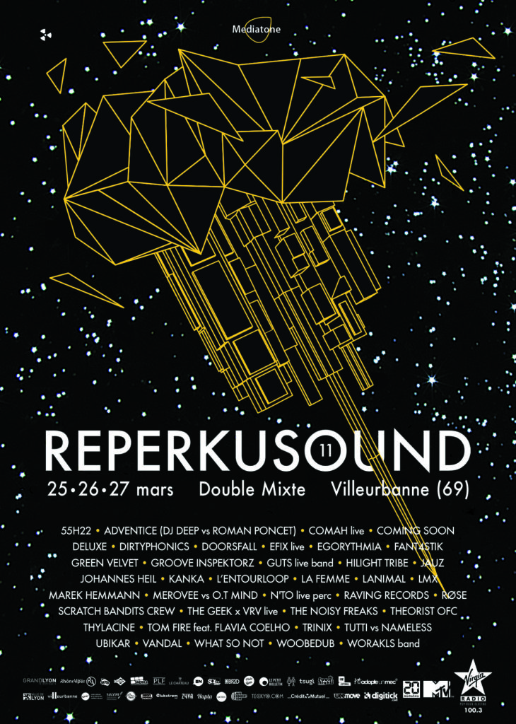 Affiche de la 11ème édition du Reperkusound