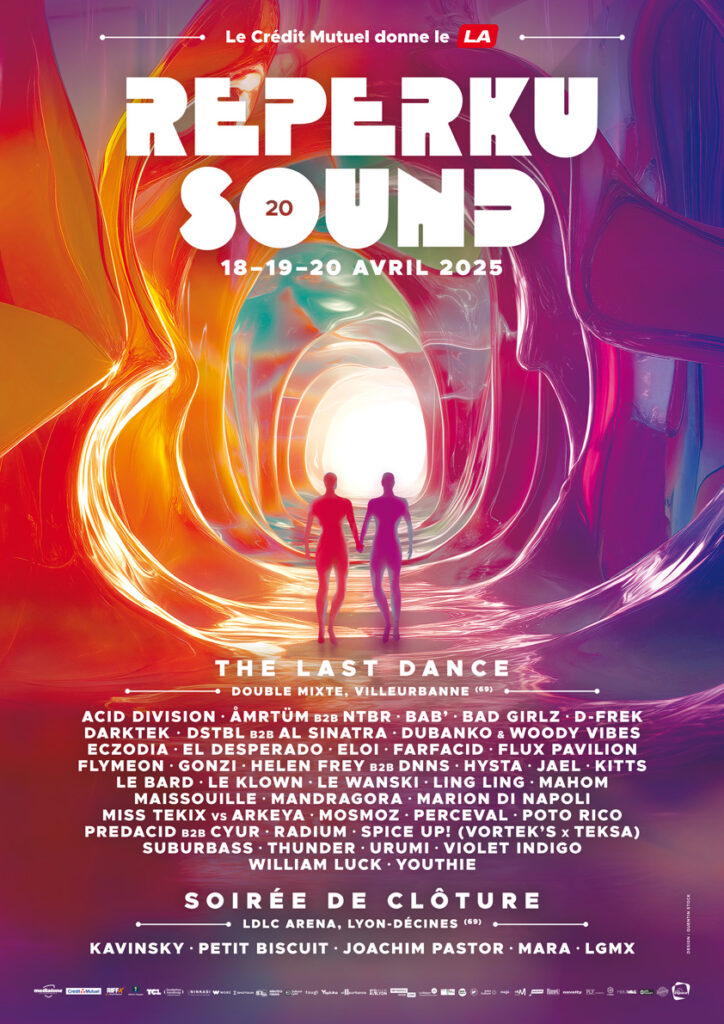 Affiche de la 20ème édition du festival Reperkusound