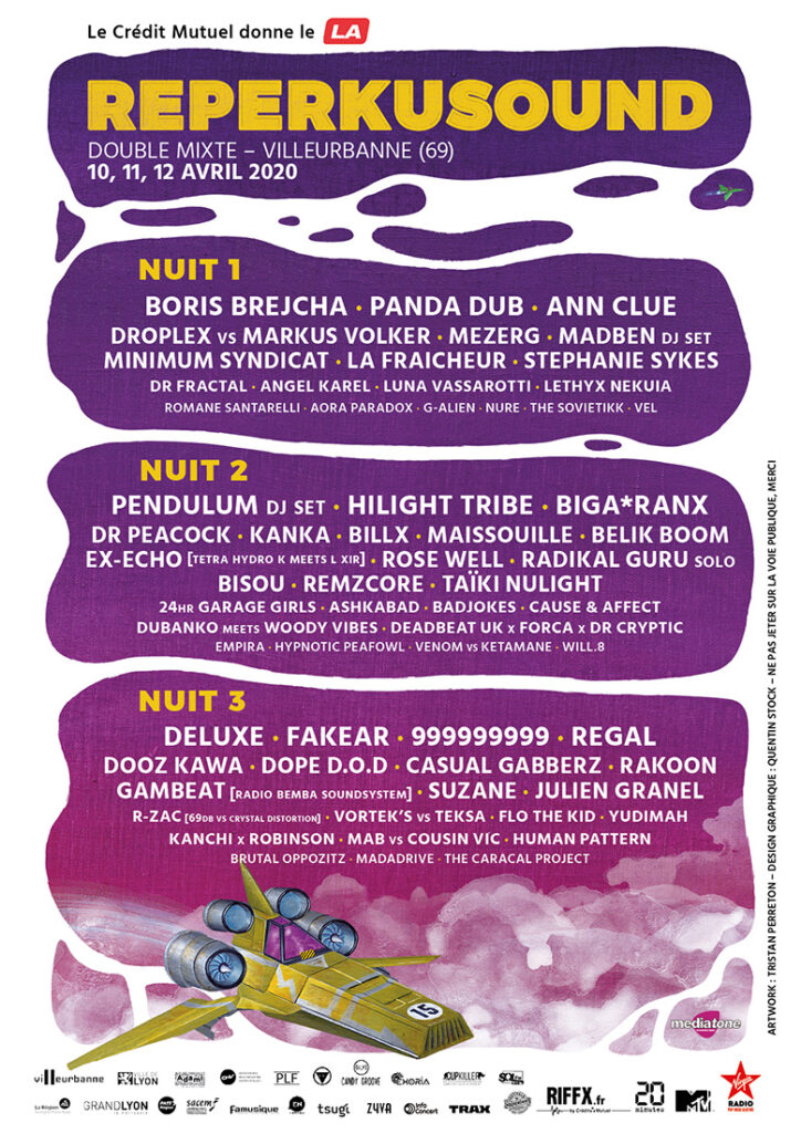 Affiche de la 15&egrave;me &eacute;dition du Reperkusound