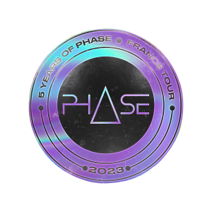 5 YEARS OF PHASE - STICKER